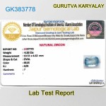 RATTI-4.80 (4.35ct) BLUE ZIRCON